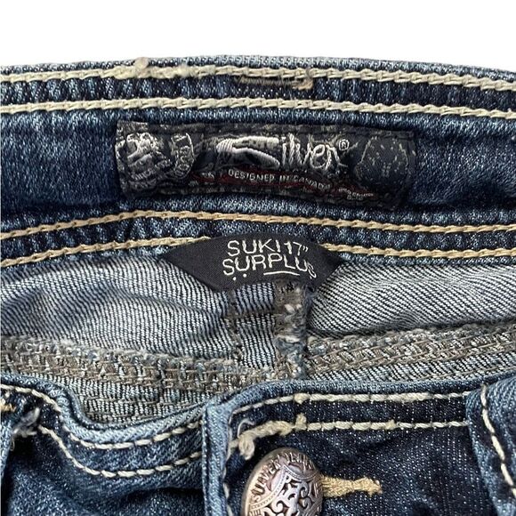 SILVER SUKI 17" SURPLUS JEANS SIZE 29 X 33 - Picture 4 of 6